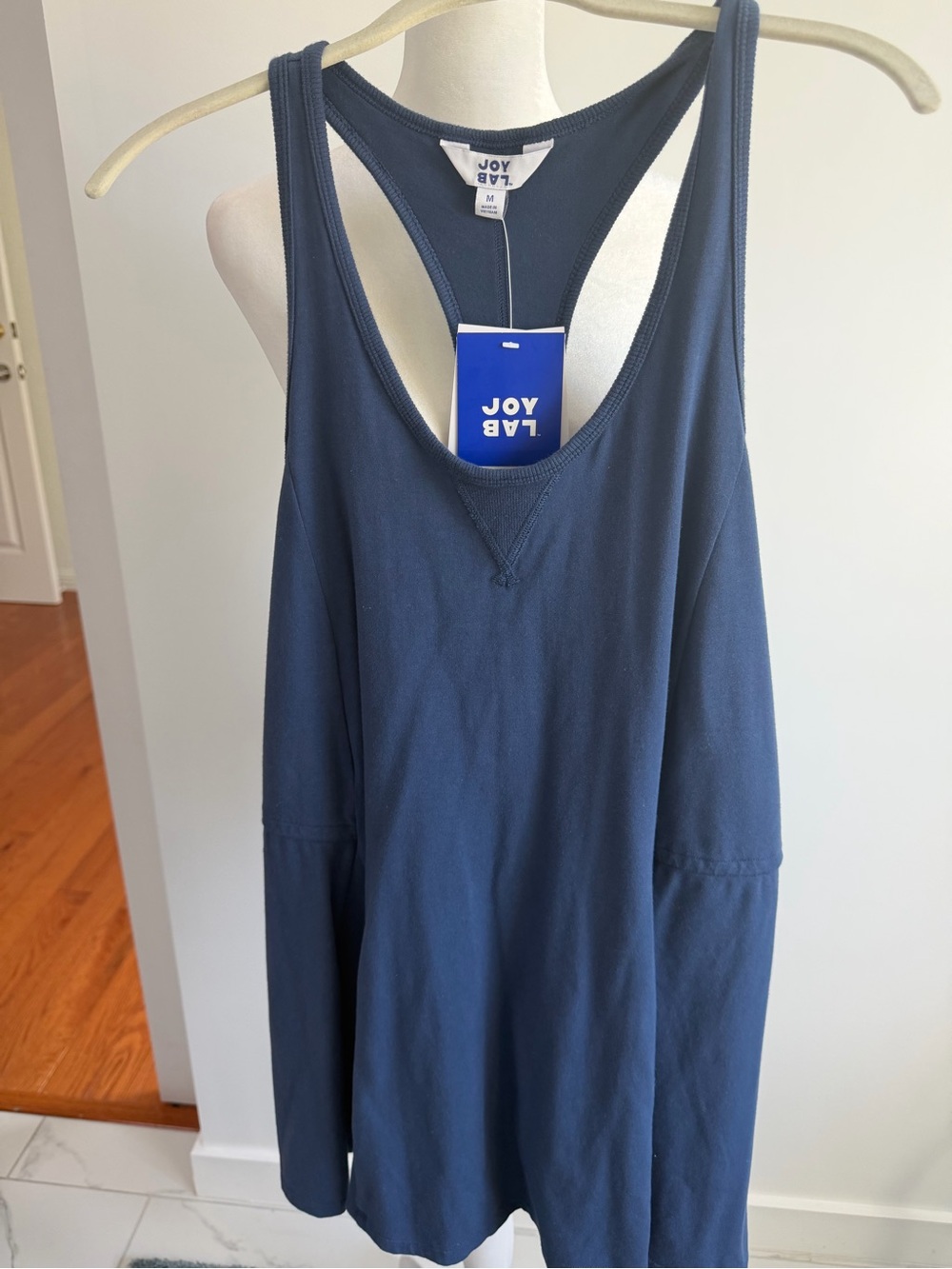 JoyLab Navy Racerback Tank Dress